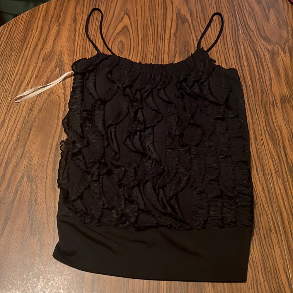 Ruffle tank